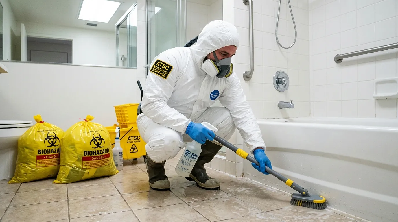 Decontamination equipment deployed for Blood Cleanup in Harriman